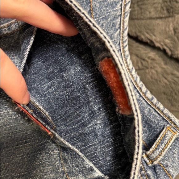 Baggy navy blue cargo jeans high state brand jeans - Picture 10 of 12